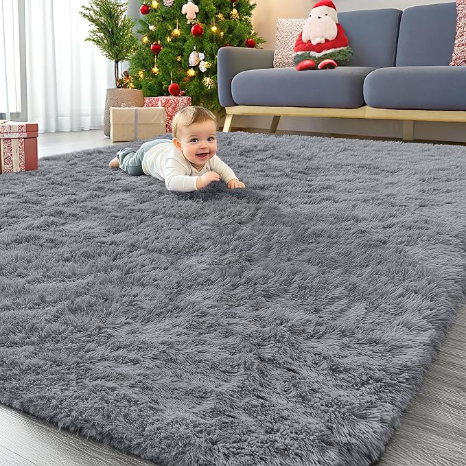 OLANLY 8x10 Machine Washable Large Area Rugs by OLANLY