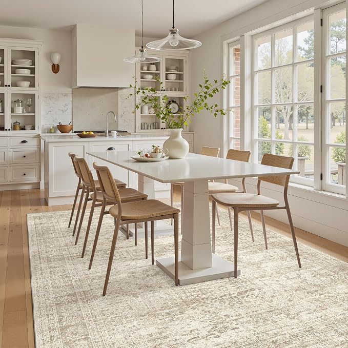 6x9 Area Rug for Living Room Washable 6x9 Rug Non-Slip Modern Rugs for Bedroom - Image 8