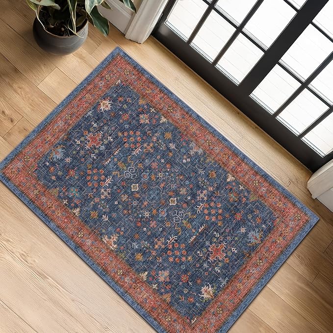 Hazo Haus Washable 2x4 Entry Rug Front Door Indoor, Farmhouse Small Area Rugs - Image 6