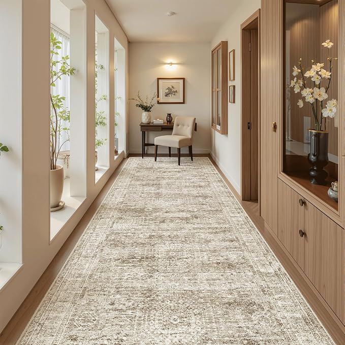 4x12 Wide Hallway Runners: Washable 12ft Runner Rug - Image 2