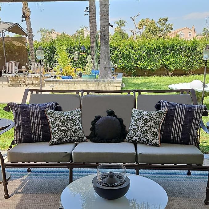 Sqodok Outdoor Cushion Covers 28x28 inch, Wicker Chair - Image 4
