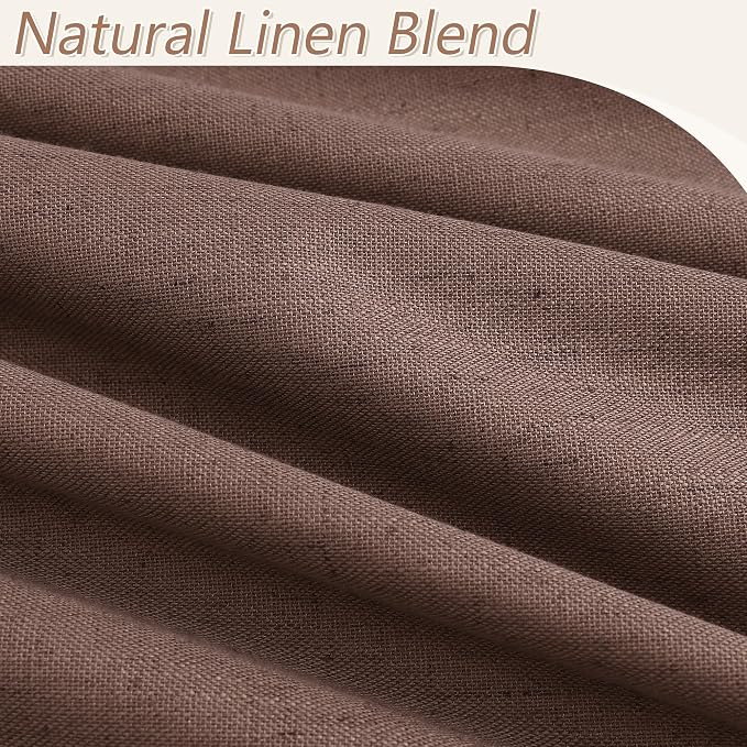 Guken 100% Blackout Curtains 96 Inch Length 2 Panels Set - Image 3