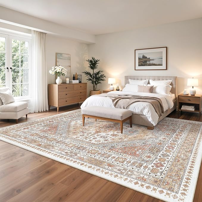 zesthome 12x15 Area Rugs, Large Washable Rug, Ultra-Thin Stain Resistant Rugs - Image 9