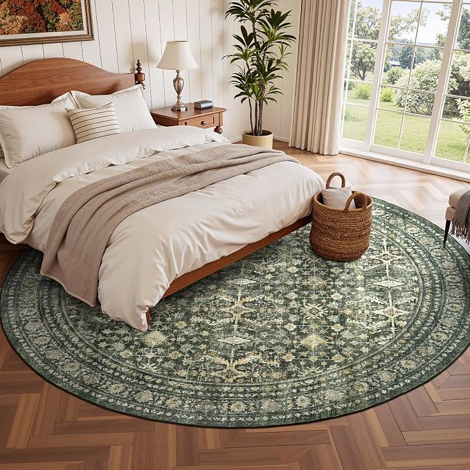 Lofus 8ft Area Rugs for Living Room, Soft Boho Carpets for Bedroom Dining Room - Image 3