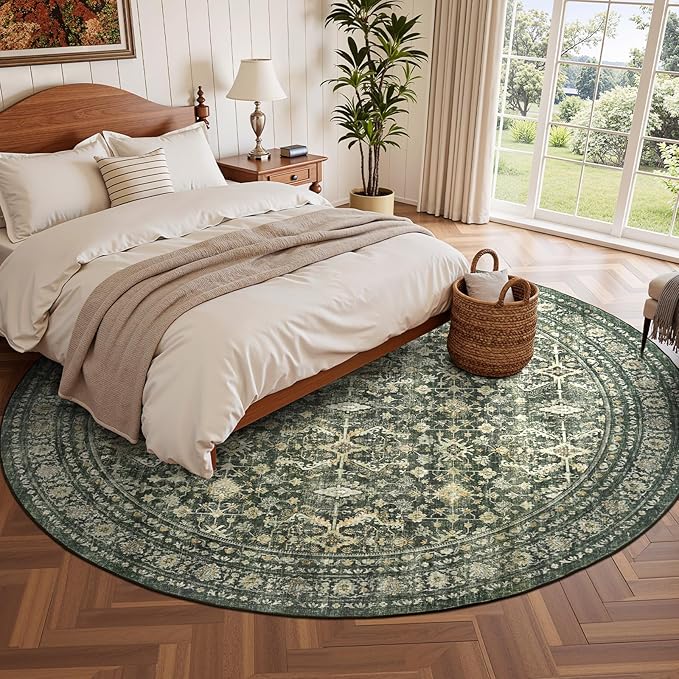 Lofus 6ft Area Rugs for Living Room, Soft Boho Carpets for Bedroom Dining Room - Image 3