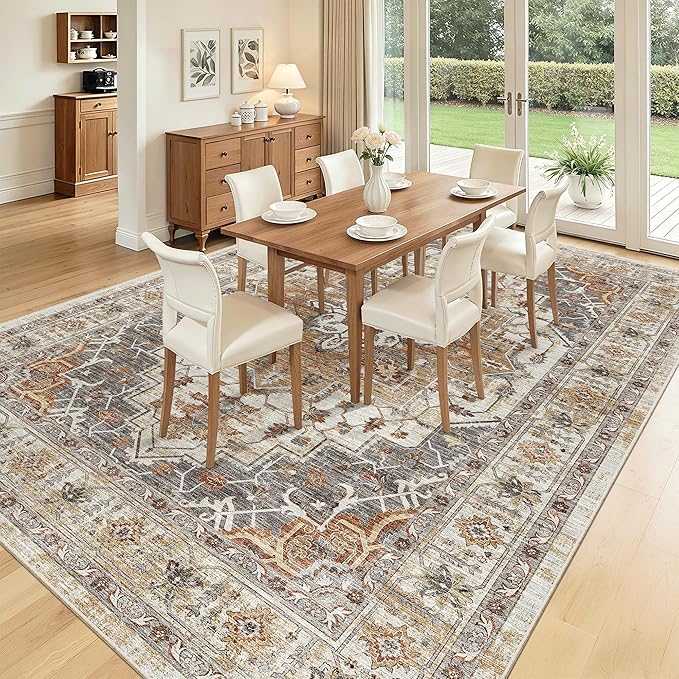 Madane Washable Rug 8x10 Area Rugs - Image 4