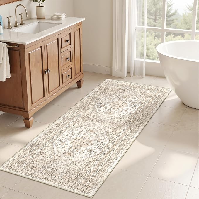 Runner Rug 2x6, Ultra-Thin Entryway Rug Non Slip Washable Rugs - Image 5