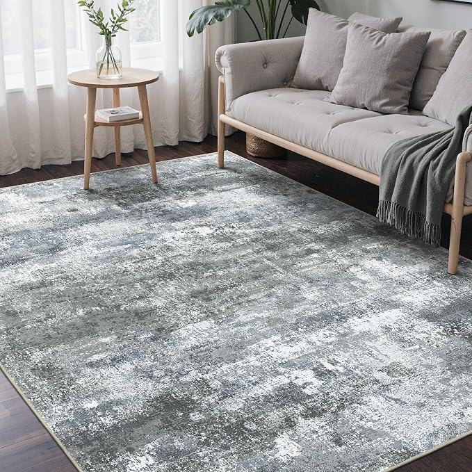 Area Rugs 8x10 for Living Room Bedroom, Modern Abstract Machine Washable Rug by BEIMO