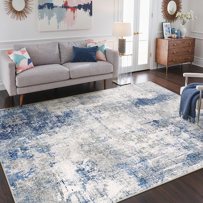 BEIMO Area Rugs 8x10 for Living Room Bedroom, Modern Abstract Machine Washable - Image 2