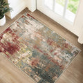 Washable Area Rugs 2'x3' Non-Slip Modern Abstract Soft by RELEANY