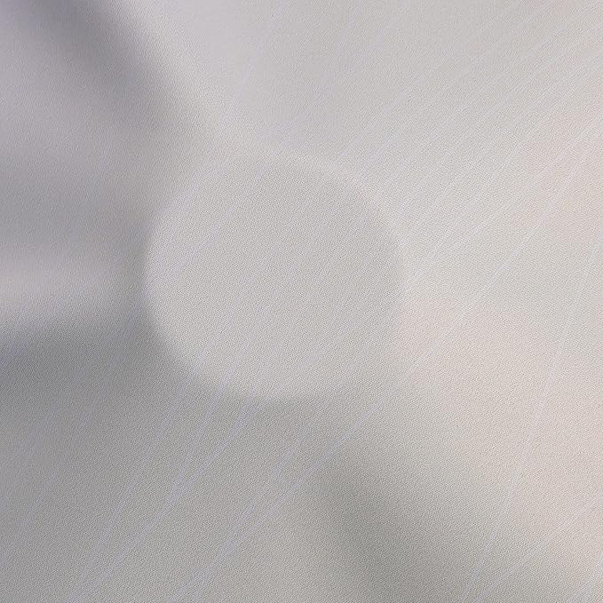 Estelar Textiler Beige and Greyish White Blackout Curtains - Image 8