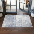 Washable 2x4 Kitchen Area Rugs: Abstract Stain-Resistant Sink Rug Non-Slip by HYHAOYUNLAI