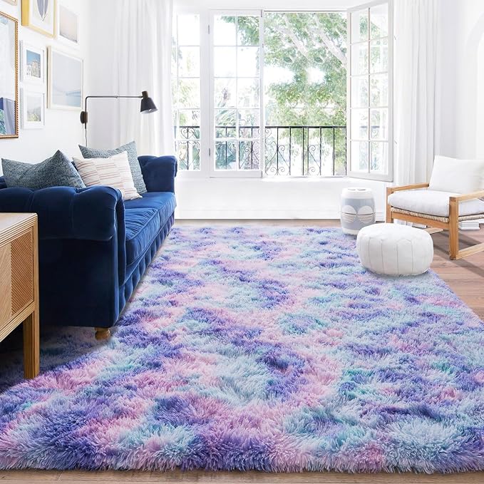 Rugs for Living Room 5x7, Soft Shaggy Modern Shag Area Rug for Bedroom - Image 6