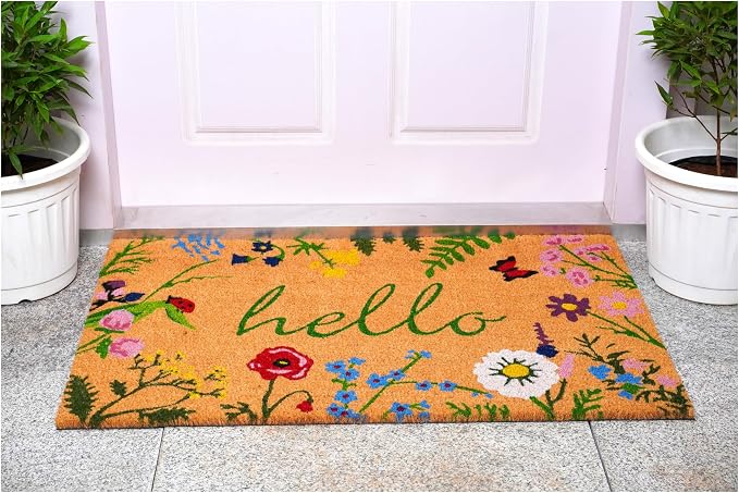 Calloway Mills AZ105992436 Floral Hello Doormat - Image 4