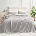 Snuggle Sac Queen Size Bedding Blanket Grey Color, Super Soft Warm Blankets by SnuggleSac