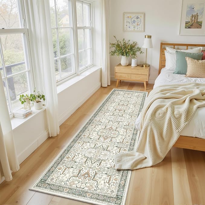 2x6 Hallway Washable Runner Rug - Image 3