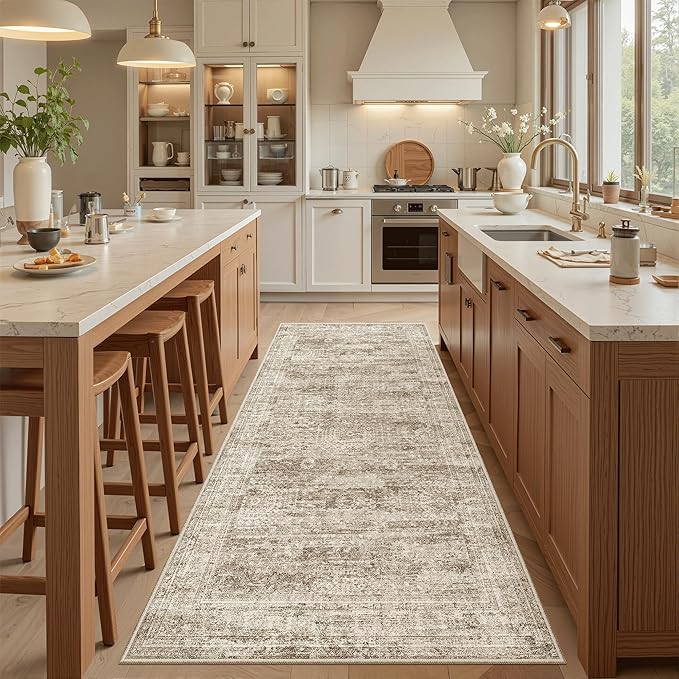 Runner Rug 3x6 Washable Non-Slip Kitchen Runner Rugs - Image 2