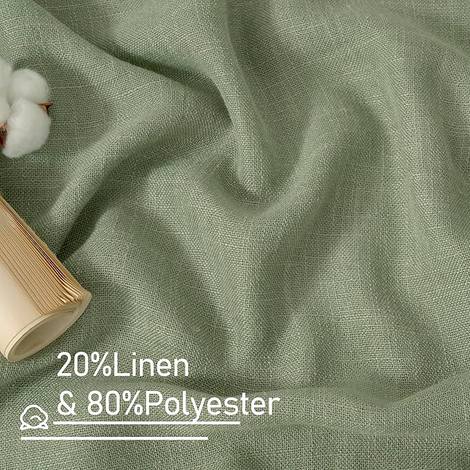 LAMIT Extra Wide Linen Curtains - Image 2