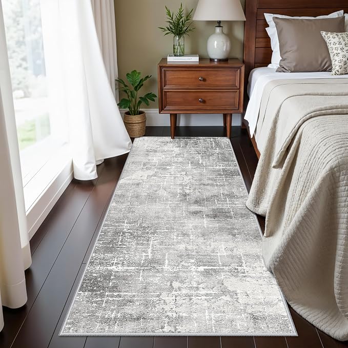 Washable 2x5 Hallway Runner Rug: Indoor Abstract Water Resistant Kitchen - Image 4