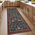 GarveeHome Floral Rug 2x6 Runners by GarveeHome