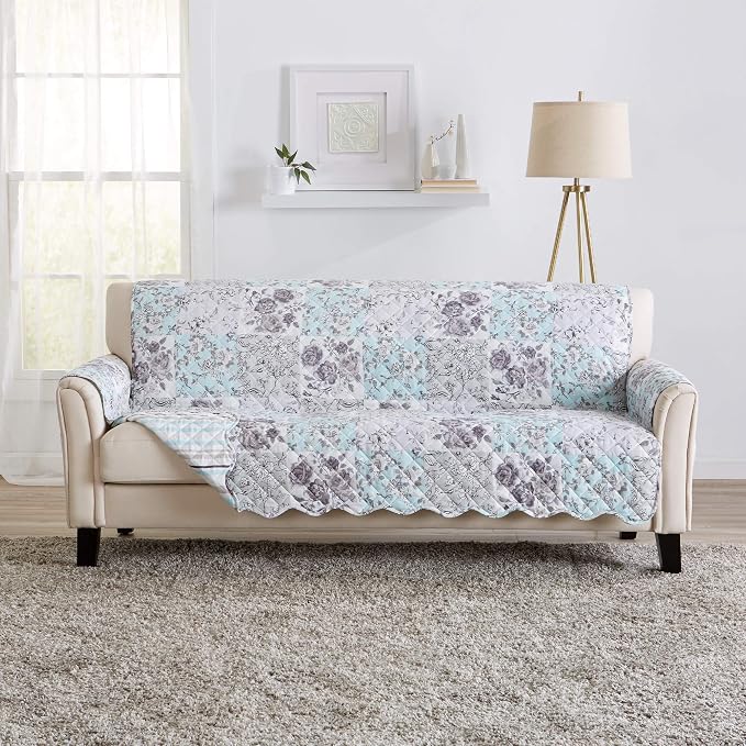 Great Bay Home Reversible Floral Patchwork Sofa Furniture Protector by GreatBayHome