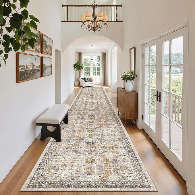 Madane Hallway Runner Rug 2'6''x16' Kitchen Runner - Image 3