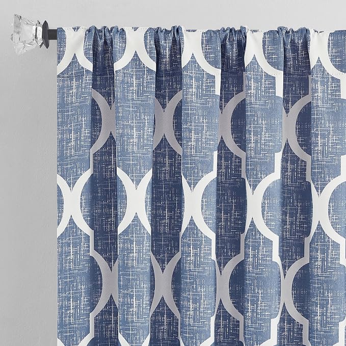 Beauoop 100% Blackout Curtains 84 Inches Long 2 Panels - Image 2