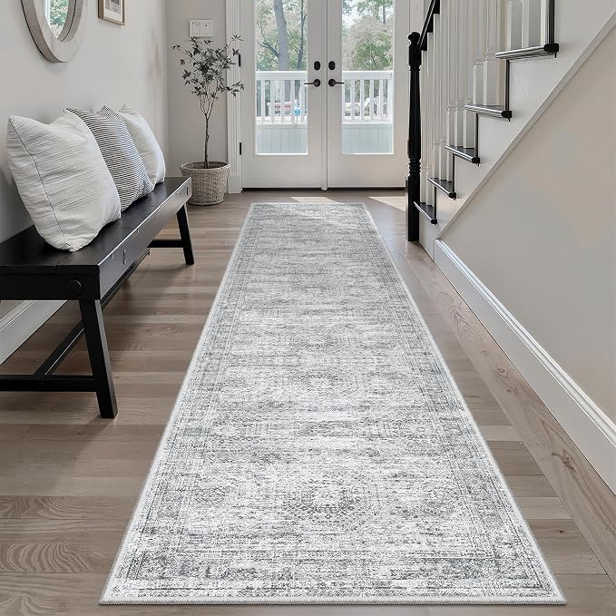 Runner Rug 2'x8' Washable Non-Slip Runner Rugs - Image 2