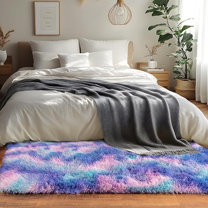 Runner Rugs for Bedroom 2x6 Rug Runners for Hallways Non Slip Soft Shag Bedside - Image 2