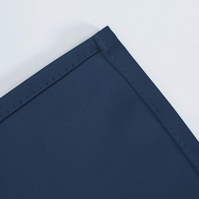 LEMOMO Blackout Curtains 66 x 95 inch/Navy Blue Curtains Set of 2 - Image 8