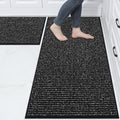 BEQHAUSE Kitchen Rugs and Mats 2PCS, Non-Slip Kitchen Mats by BEQHAUSE