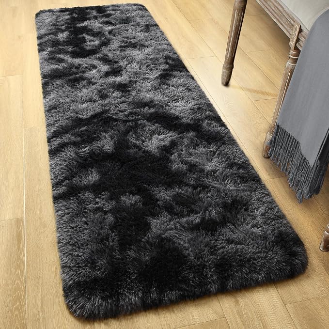 Tepook Fluffy Runner Rugs for Bedroom Aesthetic 2x6 Feet, Shag Soft Bedside Rug - Image 2