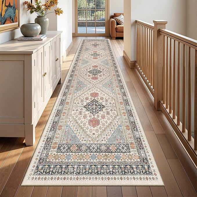 Runner Rug 2x10, Ultra-Thin Kitchen Rugs Non Slip Washable Rugs - Image 3