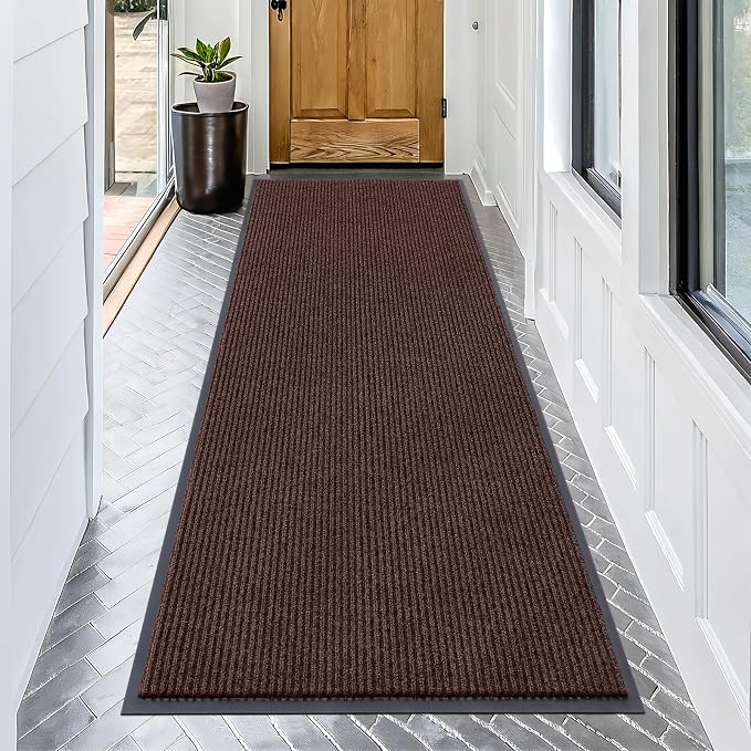 OLANLY Front Door Mat Indoor Outdoor Entrance, Waterproof Heavy Duty Doormat by OLANLY