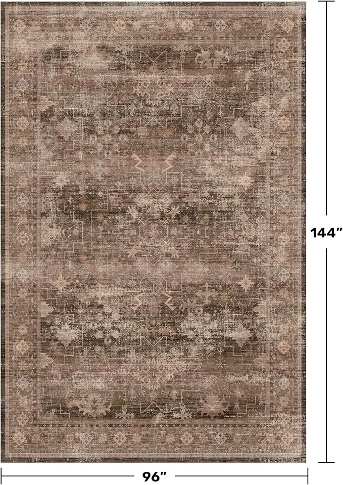 Hazo Haus Gold Brown 8x12 Big Rugs - Image 2