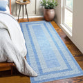 Washable 2.5x10 Kitchen Runner Rug, Easy Clean Geometri Rugs by GarveeHome
