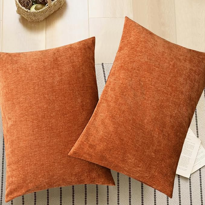 CaliTime Fall Throw Pillow Covers Decorative 20 X 26 Inches Pack of 2 Cozy - Image 5