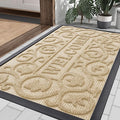 Smiry Welcome Door Mat Outside Entrance, Heavy Duty Trap Dirt and Moisture Easy by Smiry