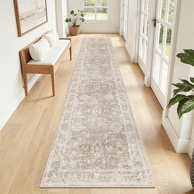 Madane Runner Rug 2x10 for Hallway, Kitchen Non-Slip Runner Rug - Image 9