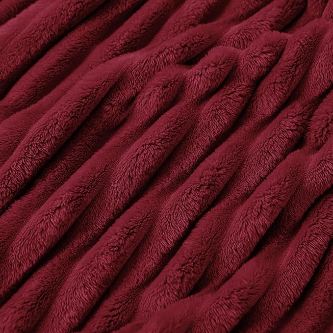 Bedsure GentleSoft Red Full Blanket - Image 8
