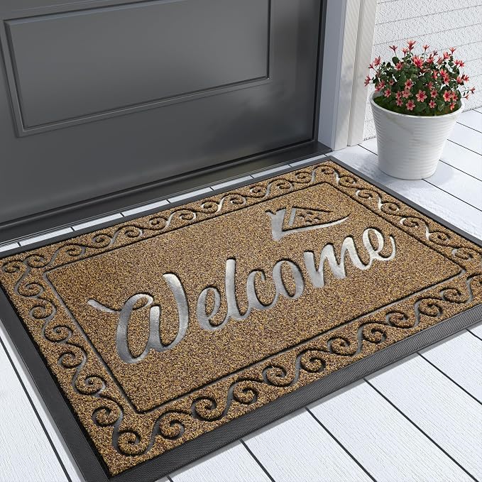 Yimobra Welcome Mat, Heavy Duty Sturdy Door Mats by Yimobra