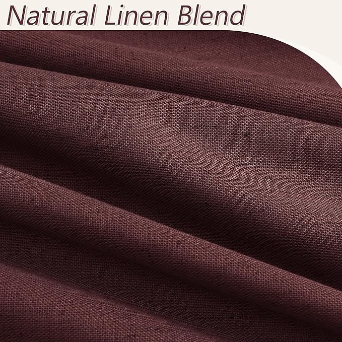 Guken 100% Blackout Curtains 108 Inch Length 2 Panels Set - Image 3