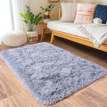 Small Rugs for Bedroom, Fluffy 2x3 Rug Throw Non Slip for Bedside Dorm Kids Room by Quntue
