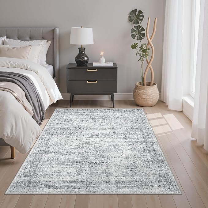 Soalmost 3x5 Rug, Small Area for Kitchen, Machine Washable Non-Slip Throw Rug - Image 8