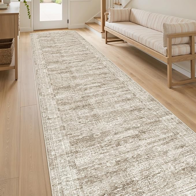 Runner Rug 2'6" x 12' Washable Non-Slip Runner Rugs - Image 3