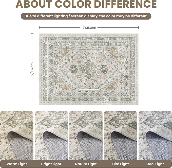 zesthome 5x7 Area Rugs - Image 2