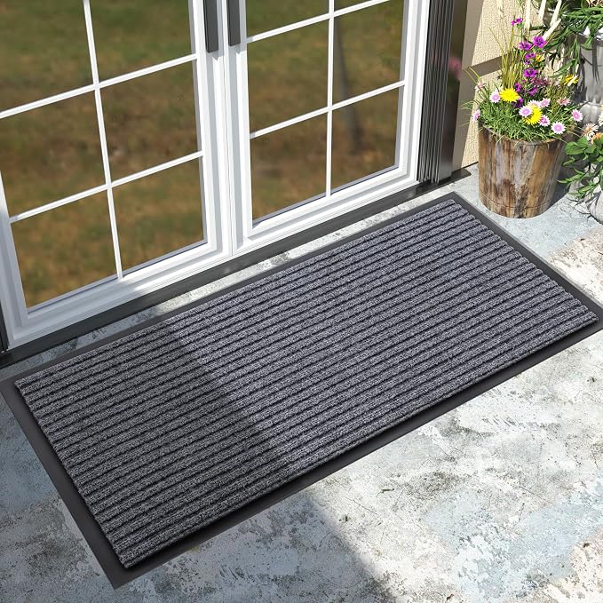 Yimobra Front Door Mat Outdoor Indoor Entrance, 100% Waterproof All-Season All by Yimobra