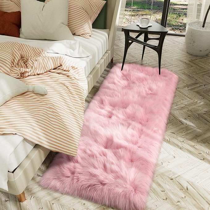LOCHAS Soft Fluffy Faux Fur Rugs - Image 2