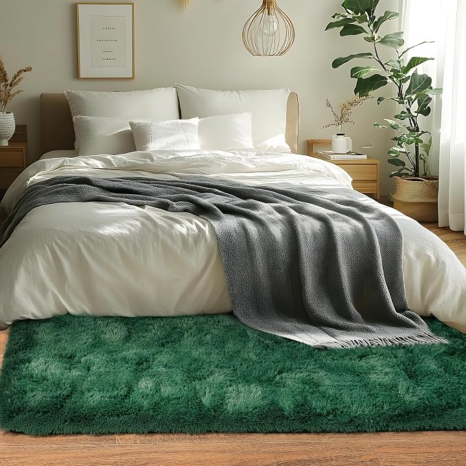 Runner Rugs for Bedroom 2x6 Rug Runners for Hallways Non Slip Soft Shag Bedside - Image 2