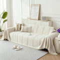 Couch Cover for Dogs, Boho Sofa Covers for 3 Cushion Couch, Chenille Sofa by KaviKon